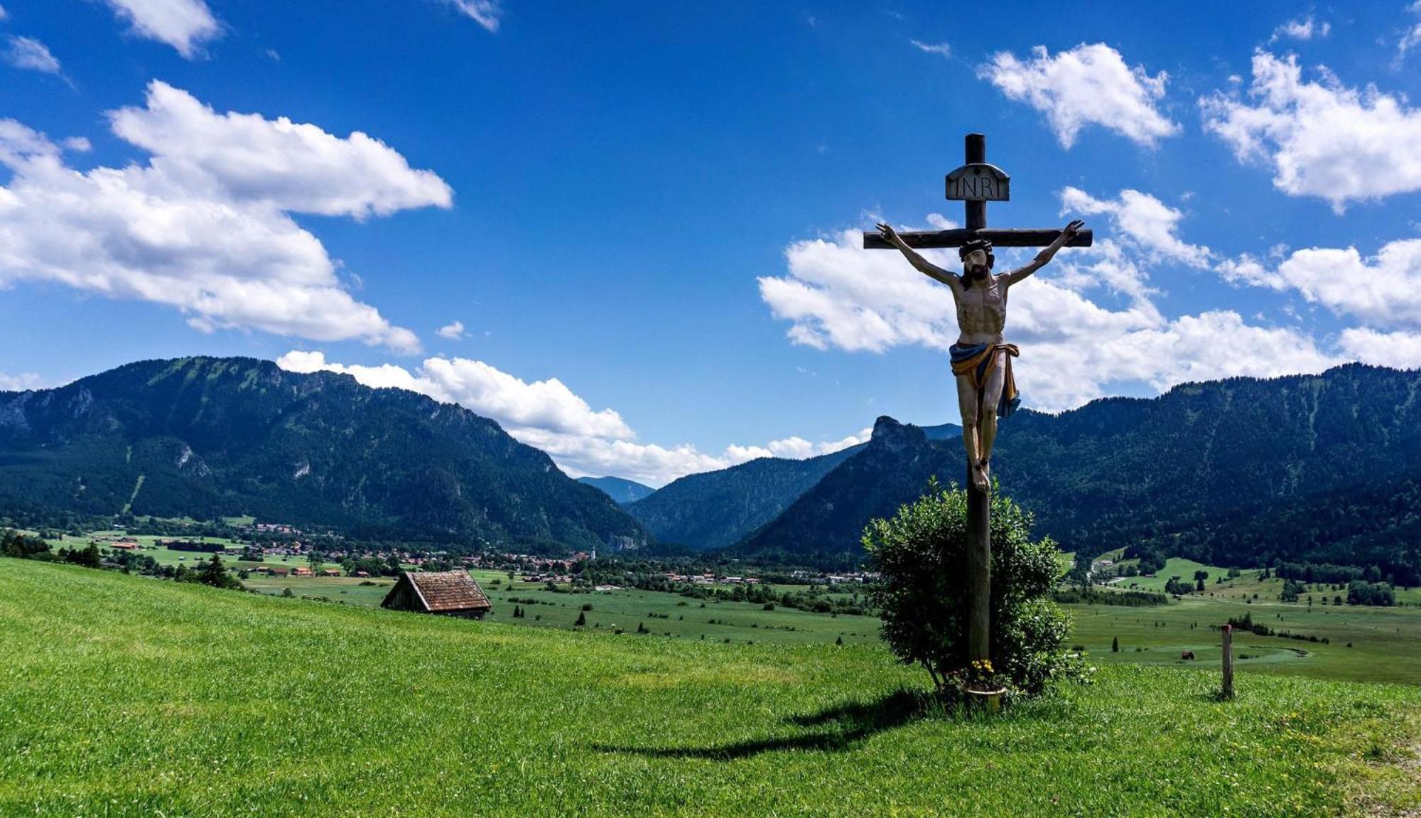 Ferienwohnung Mitteldorf Oberammergau Luaran gambar